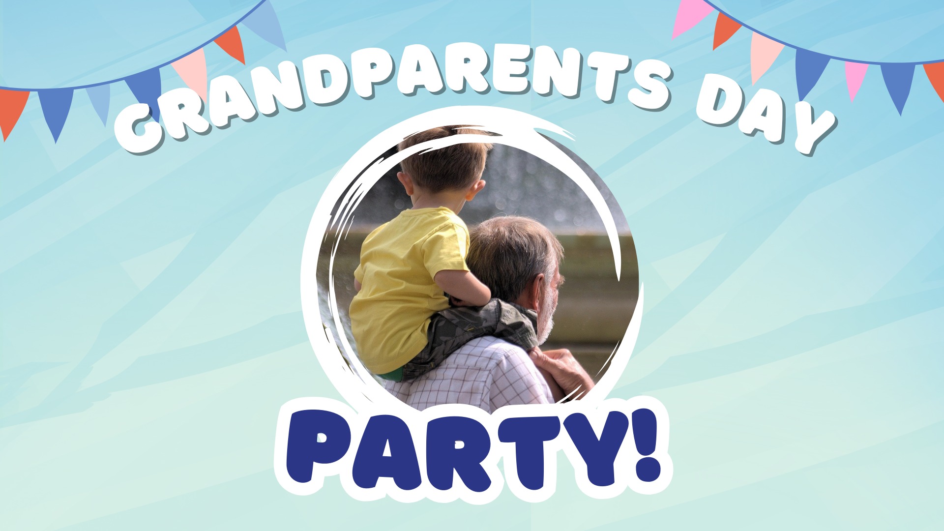 Poster for grandparents day party